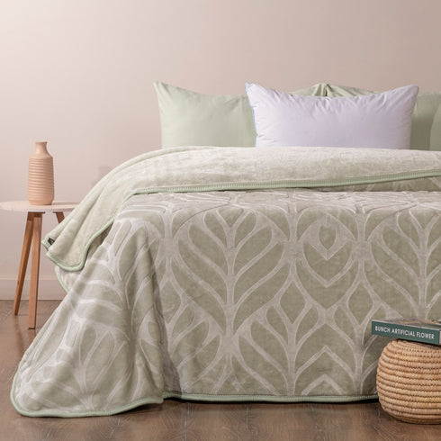 Luxury engraved blanket Double 1 pcs